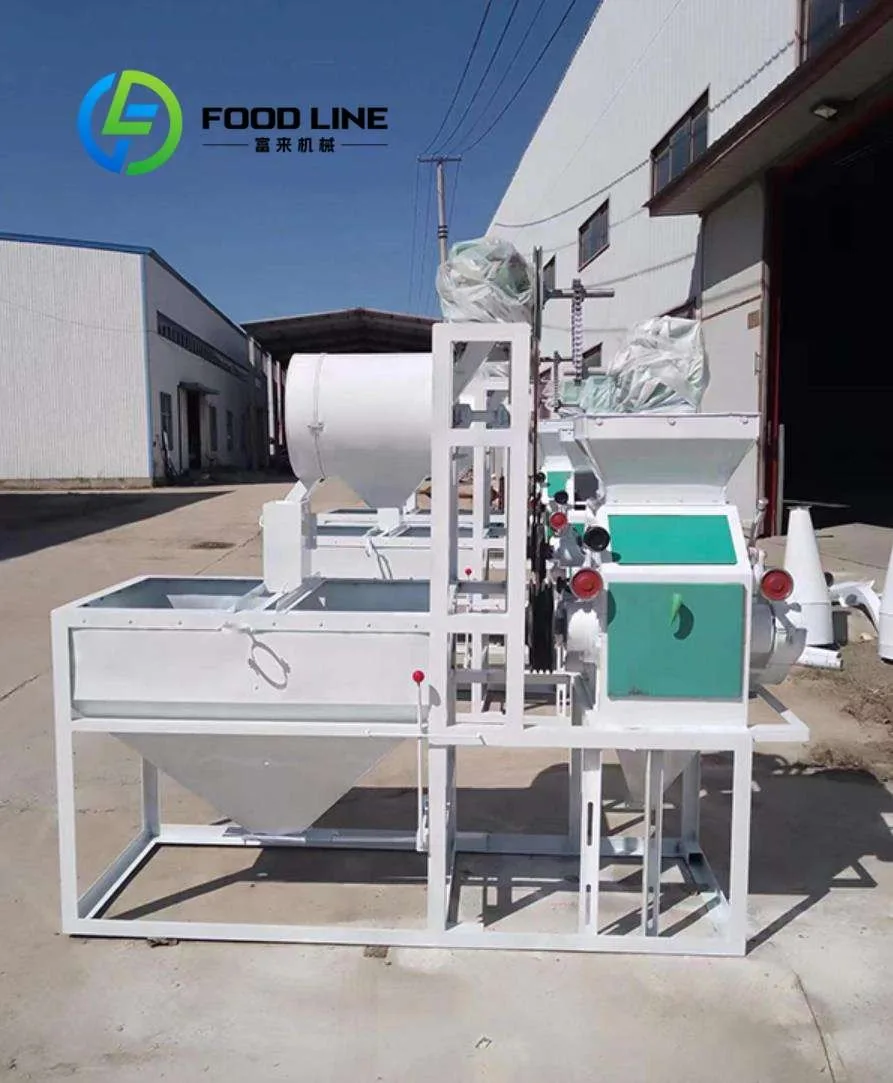 Small Horizontal Auto Feed Flour Mill Space Saving Layout Suitable For Rural Family Small Workshop Individual Grain Processing 5