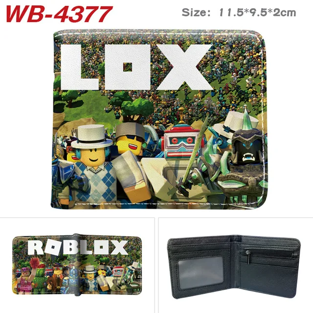 Roblox Carteira de Anime Carteira De Jogo Figura Impressa Masculino e  Feminino Bolsa de Cartão Meio Dobrado Bolsa de Desenho Animado Moeda  Wallet7