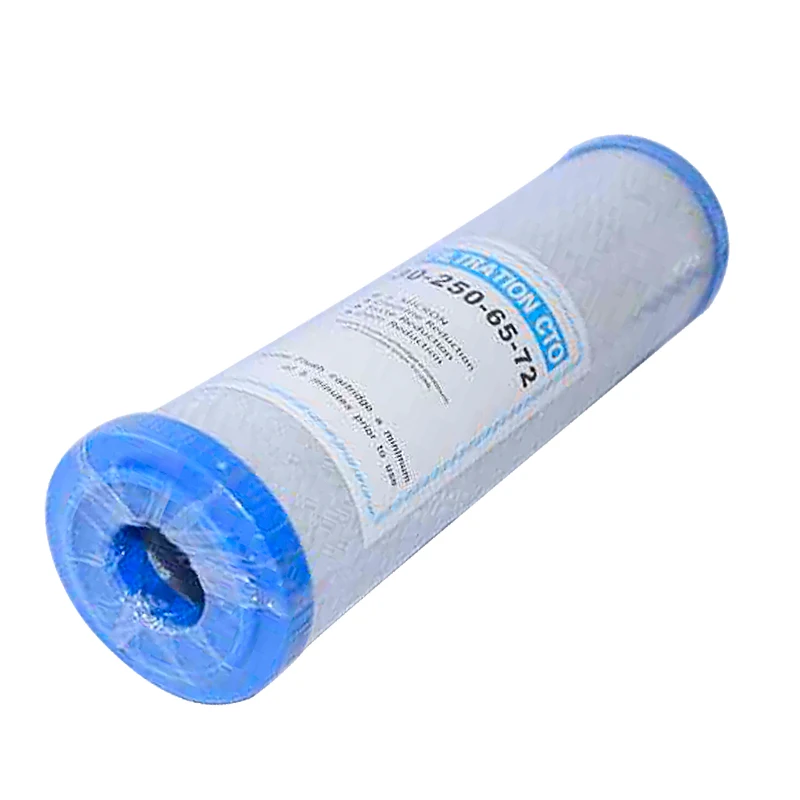 Universal Water Filter Activated Carbon Cartridge Filter 10 Inch Cto Block Carbon Element Water Purifier faucet water filter