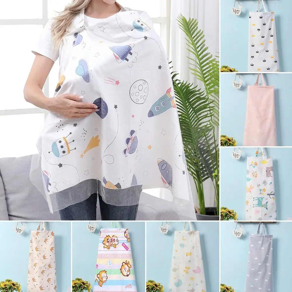 Dustproof Breathable Light Blocking Breastfeeding Cape Cover Baby Feeding Nursing Cover Privacy Apron Nursing Cloth