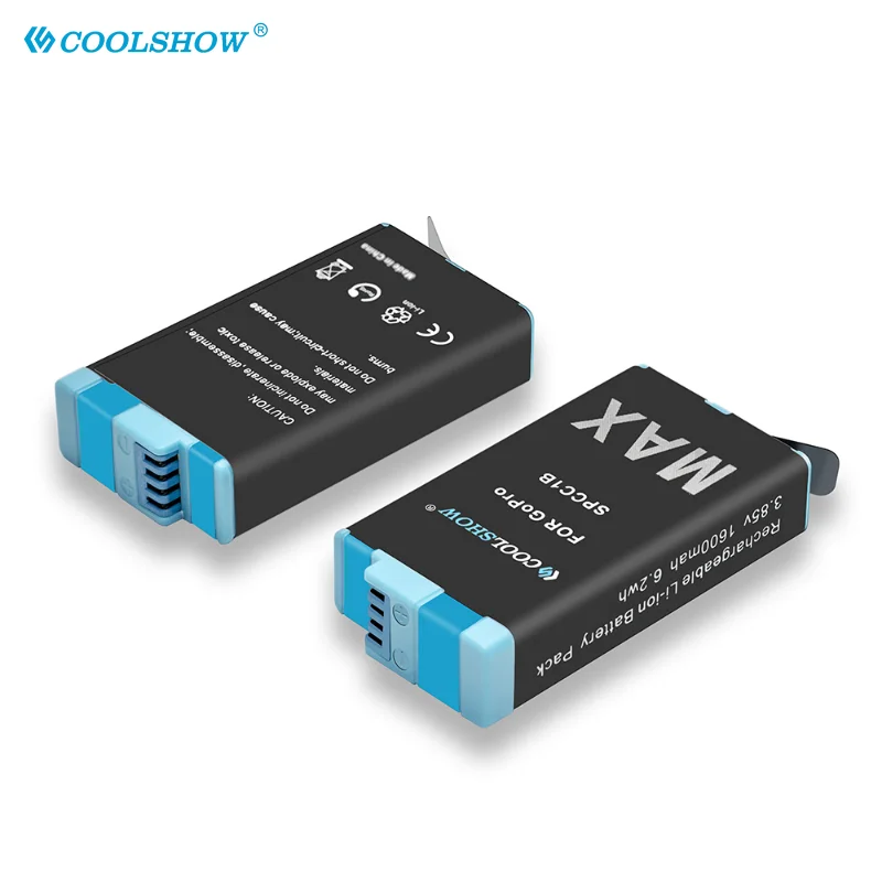 Coolshow pro Staň se profesionálem maxi baterie nabíječka 1600mah pro Staň se profesionálem maxi 360 akumulátory akce kamera příslušenství