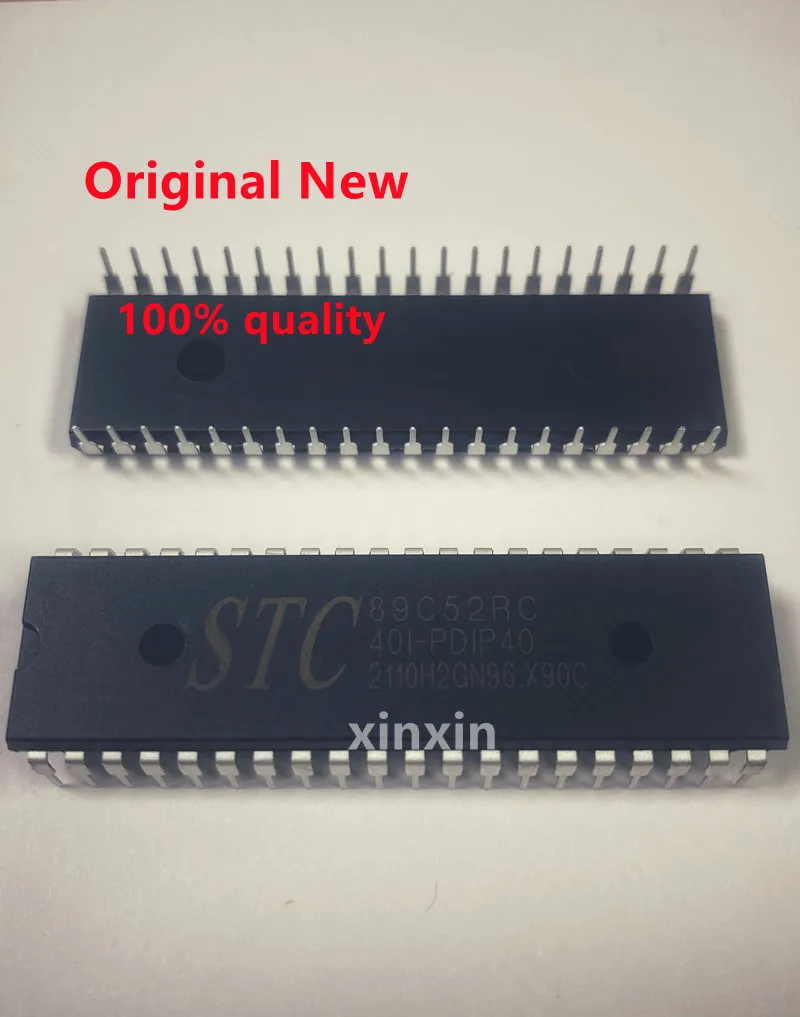 

100% New STC89C52RC-40I-PDIP40 STC89C52RC PDIP40 Chhipset In stock