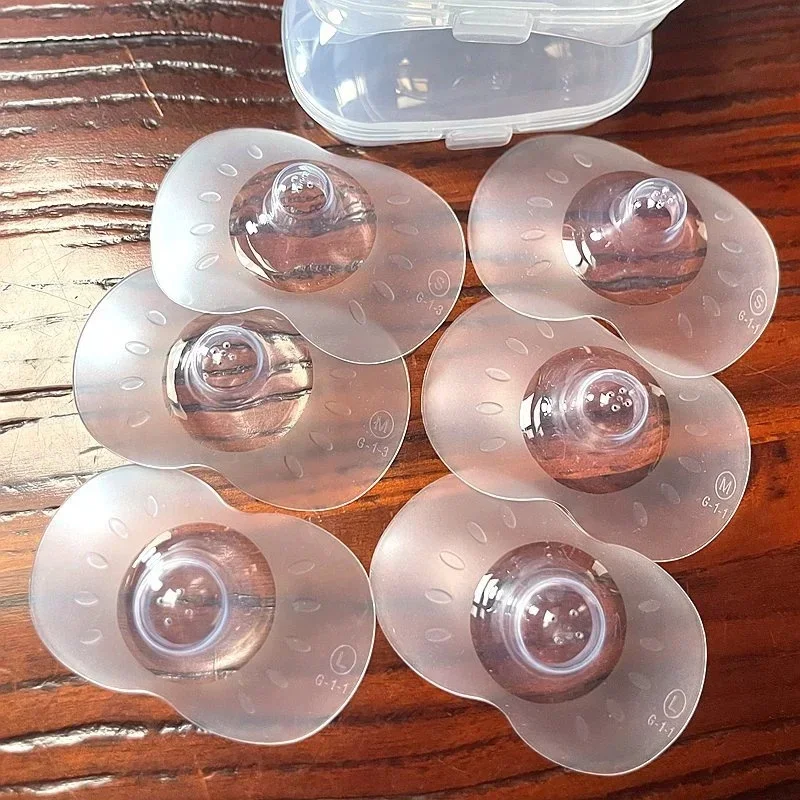 2Pcs Silicone Breastfeeding Nipple Protectors Feeding Mother Nipple Shields Protection Cover Soft Milk Feeding Nursing Shield 3