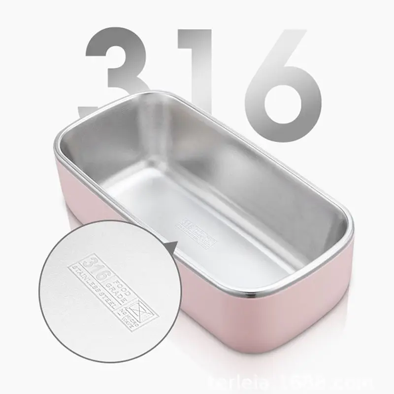 1L Portable Lunch Box 24V for Car 110V 220V for Home Reheat Insulation Food Warmer Sealed Bento Box leak-proof Washable 316 SUS