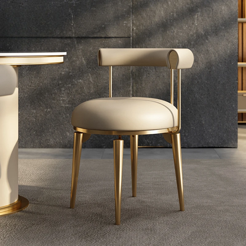 

Design Living Room Dining Chairs Ergonomic Relax Restaurant Modern Dining Chairs PU Leather Krzesla Jadalni Furniture BL50CY