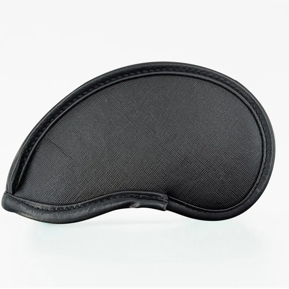 Golf Iron Covers 10pcs Iron Head Covers PU Leather Club Covers Head Covers Waterproof Iron Headcover Wedge Golf Iron Cover For