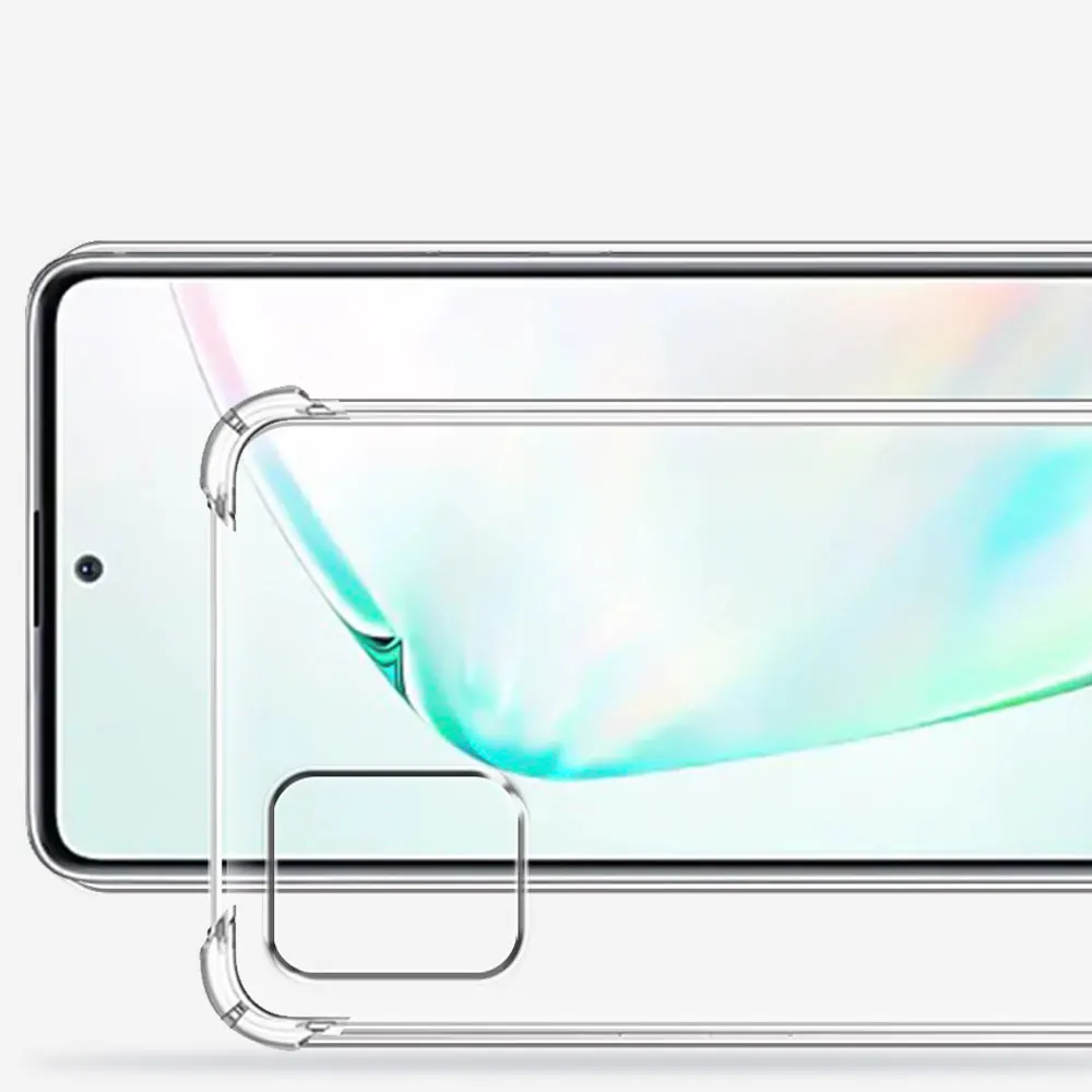 Crystal Clear Shockproof Bumper Case - Soft Silicone Protective Cover