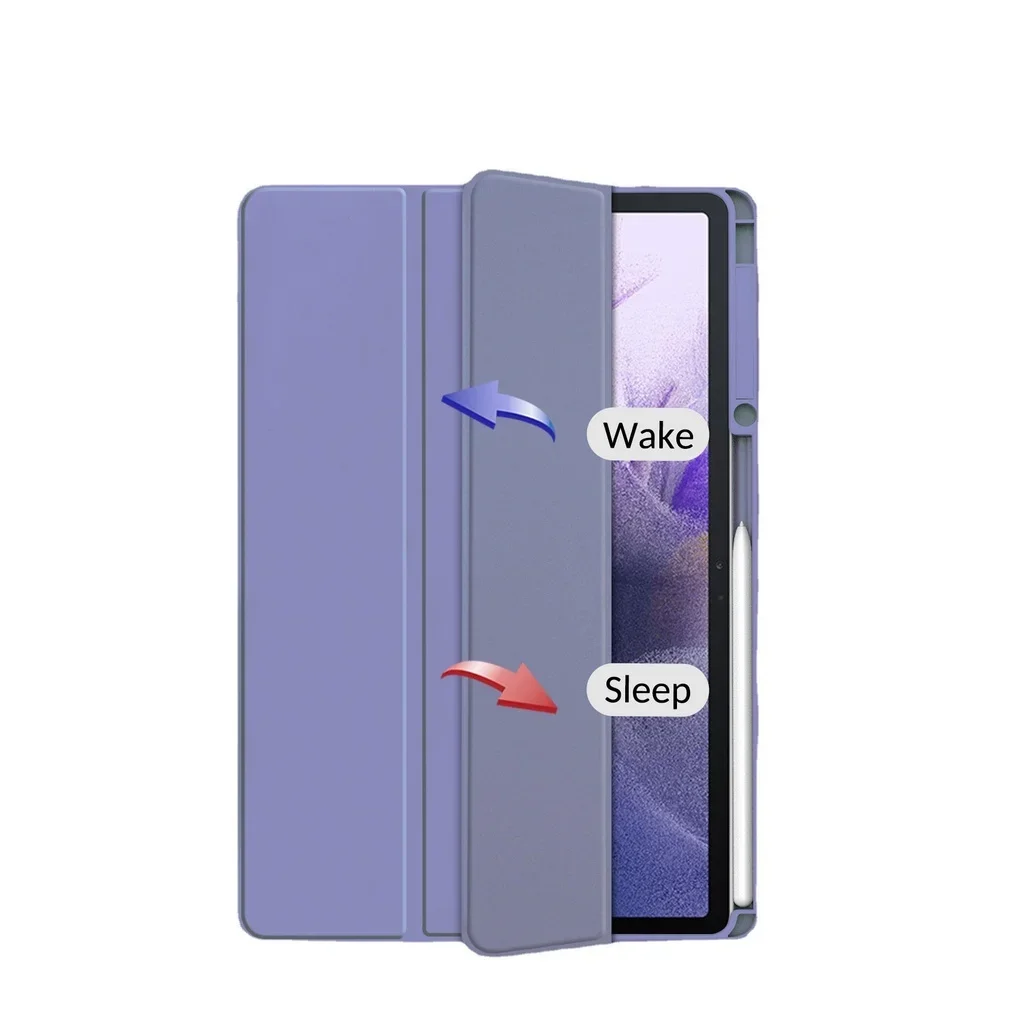 Premium HD Clear Acrylic Tablet Case with Pen Slot