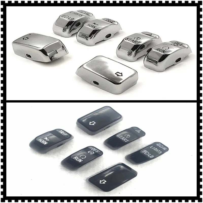 Aftermarket Free Shipping Chrome Hand Controls Switch Button Covers For