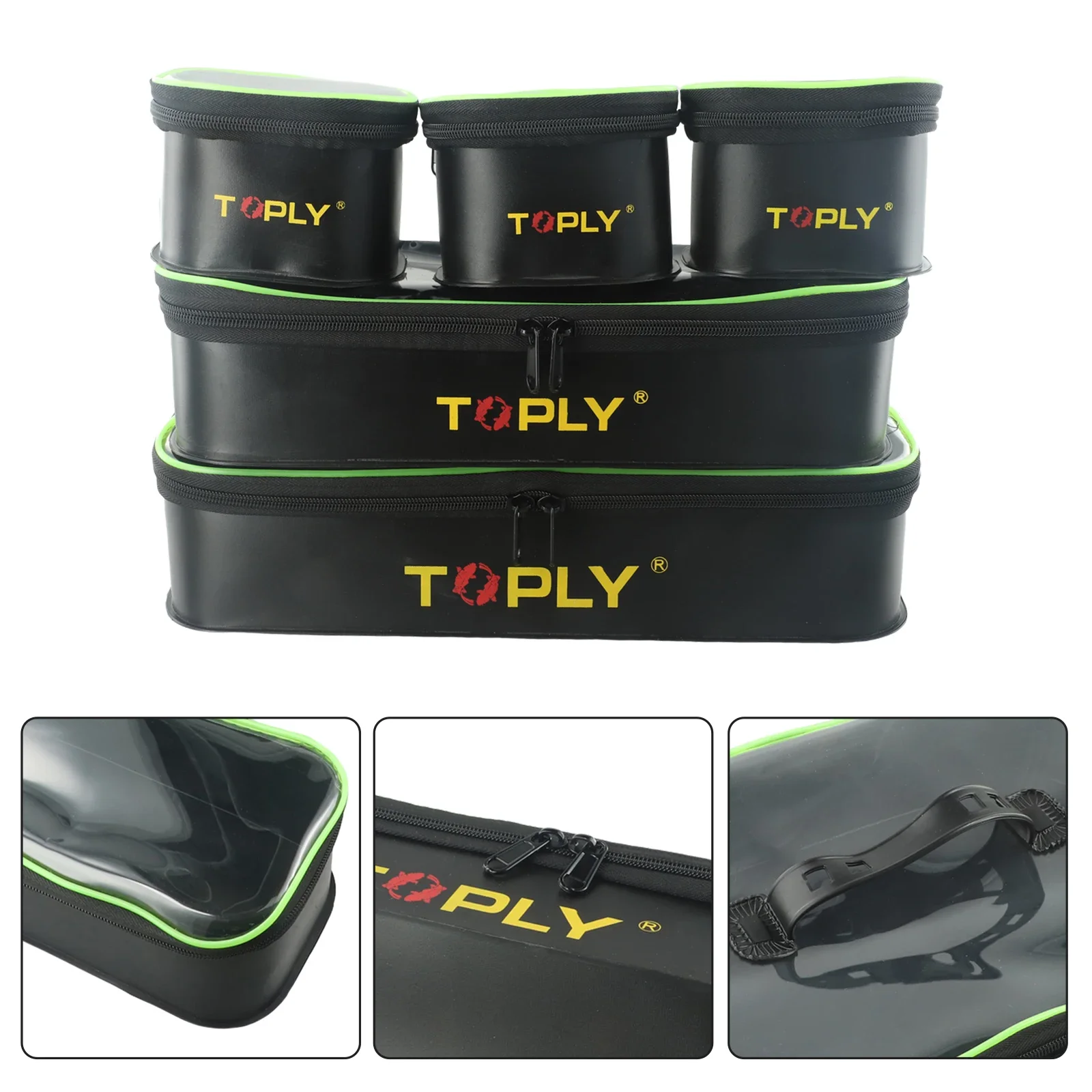 EVA Outdoor Camping Fishing Tackle Box 5 Sizes High Capacity Waterproof Carp Fishing Live Fish Bucket