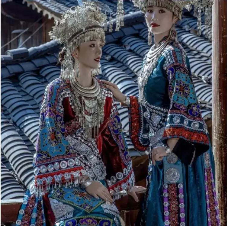 

Chinese Miao Costumes Woman Dress Stage Spring Hmongb