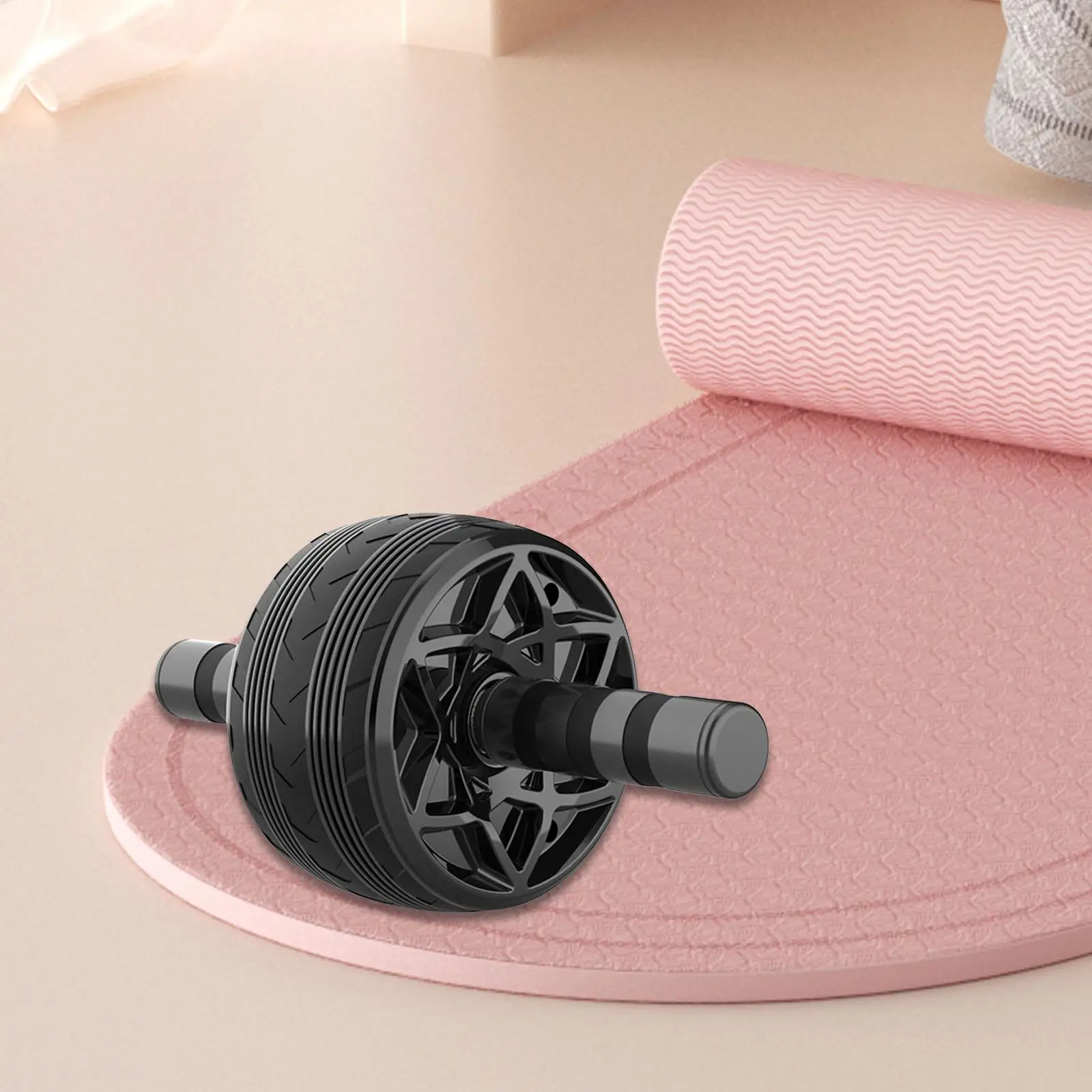 Abdominal Wheel Exercise Trainer with Knee Mat