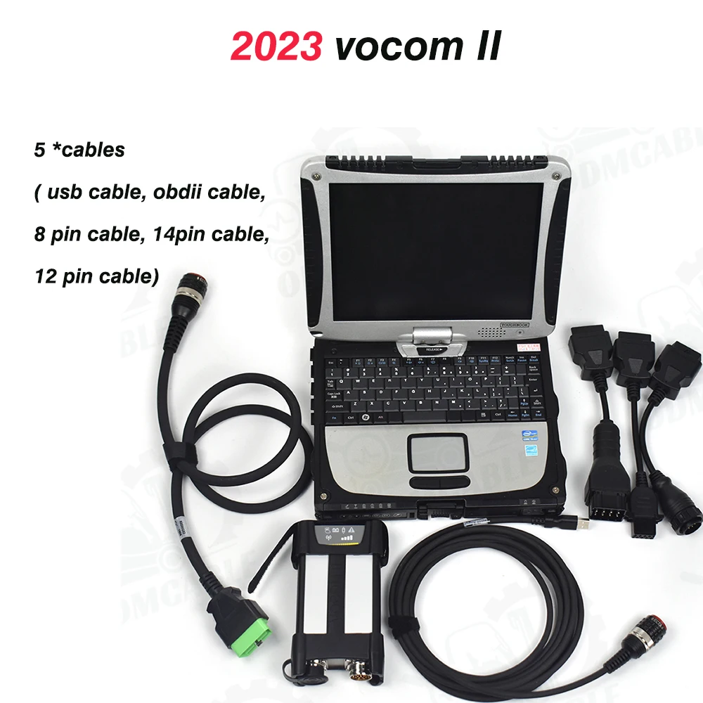 

PTT 2.8.150 dev2tool diagnostic tool with CF19 Laptop 88894000 VOCOM II Heavy Duty Truck Diagnostic Tool