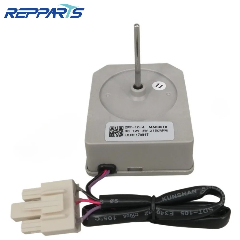 New ZWF-10-4 MA00518 DC12V Cooling Fan Motor For Midea Refrigerator Fridge Radiator Freezer Parts