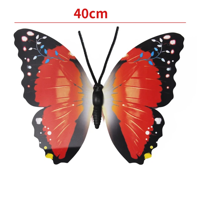 40 Cm -Es Szimulációs Pillangók Kerti Udvar Pillangó Dekoráció Szabadtéri Esküvői Karácsonyi - Image 5