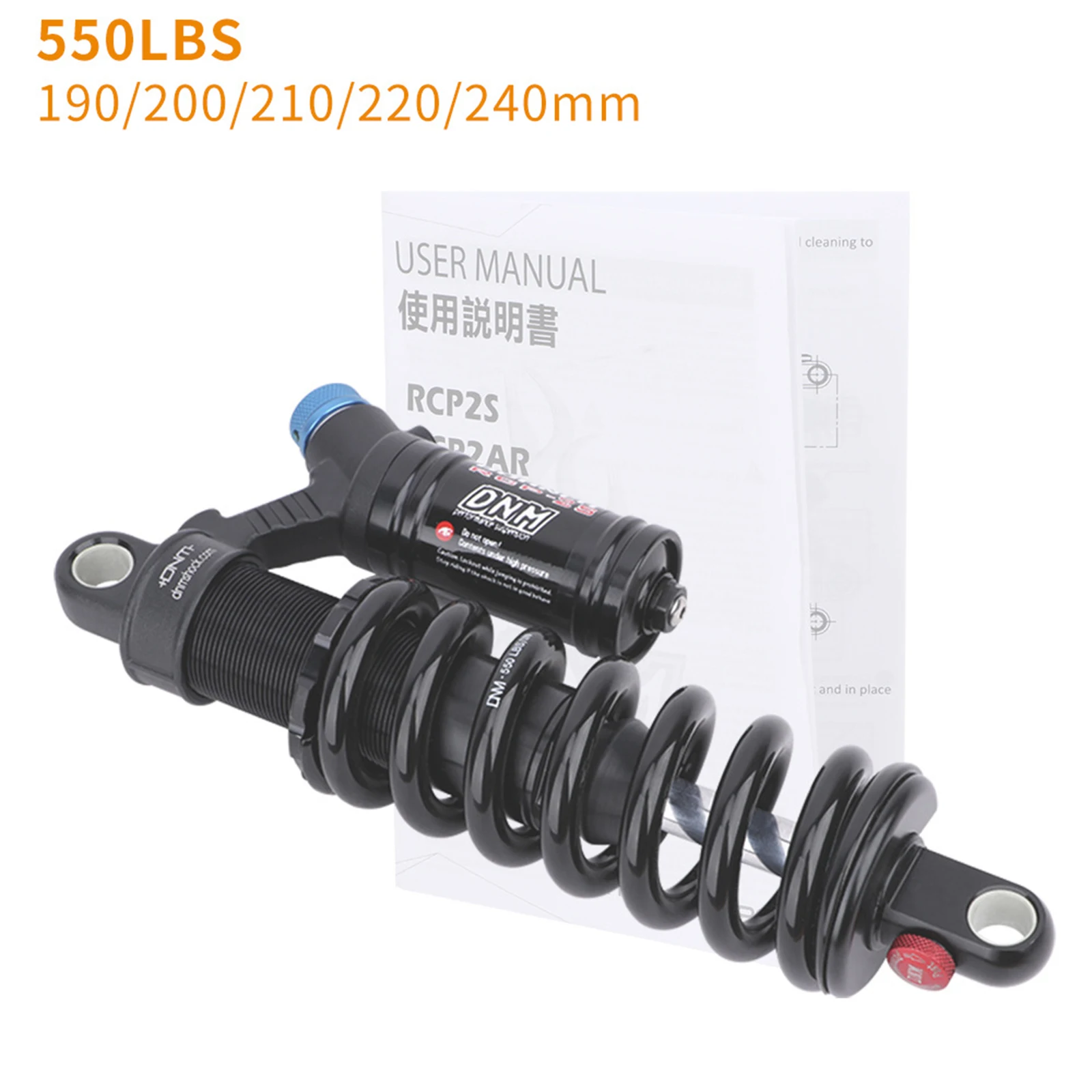 

Rear Shock RCP2S Adapter Coil Spring Convenient Excellent Gorgeous High Quality Parts Rebound 4 System Bicycle