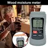 Firewood Moisture Meter Precise Moisture Reader Digital Moisture Meter Portable Temperature Humidity Monitor Moisture Detector 3