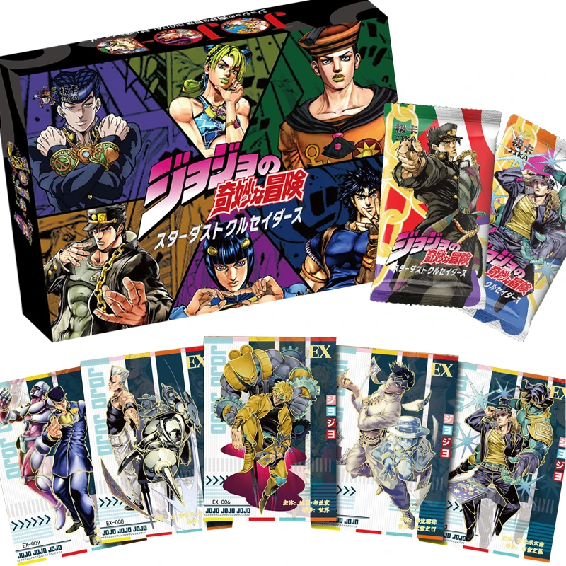 

JoJo Bizarre Adventure Japanese Anime jojo cards Characters Collection Cards hobby Game collectibles For Children Birthday Gifts