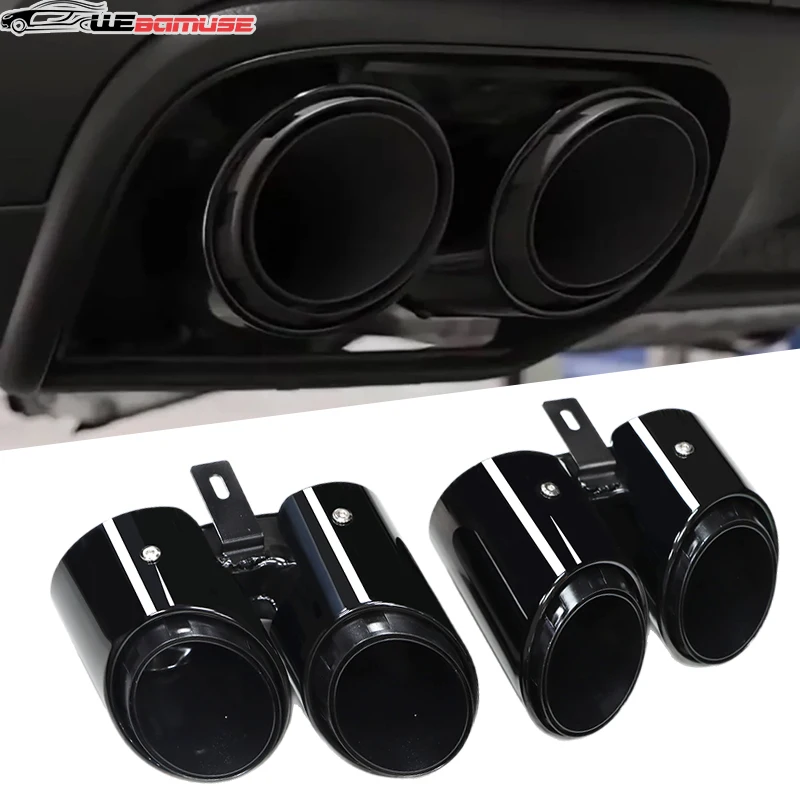 For-Porsche Panamera 971 Exhaust Conversion Four Outlet Sport Tailpipe Stainless Steel Muffler Header