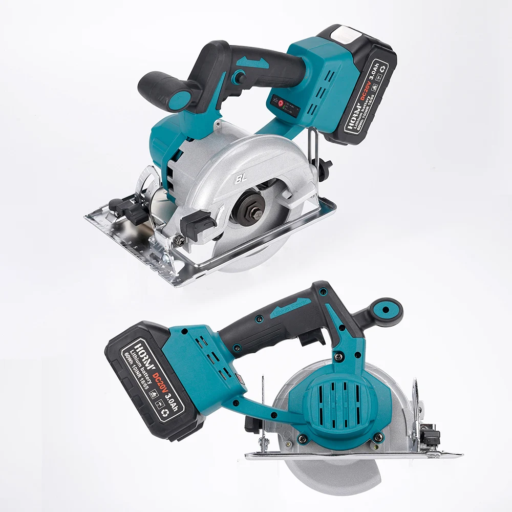 Hormy Brushless 5In Electric Circular Saw 125mm Mini Cordless 45° Adjust Woodworking Power Tools For Makita 18V Lithium Battery 2