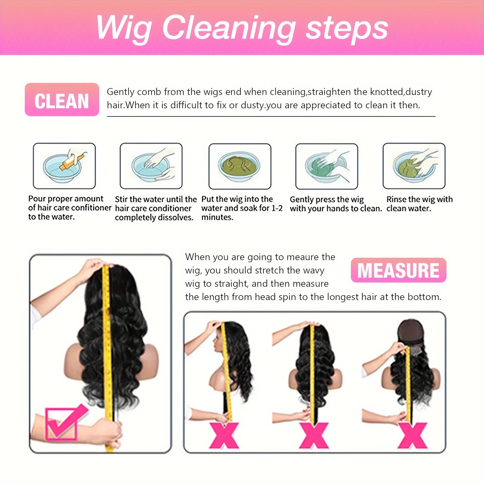 4 Bundles Hair Weaves Brazilian Hair Deep Wave Human Extensions 100% Remy Weave Bundles Bundle Multi-color with