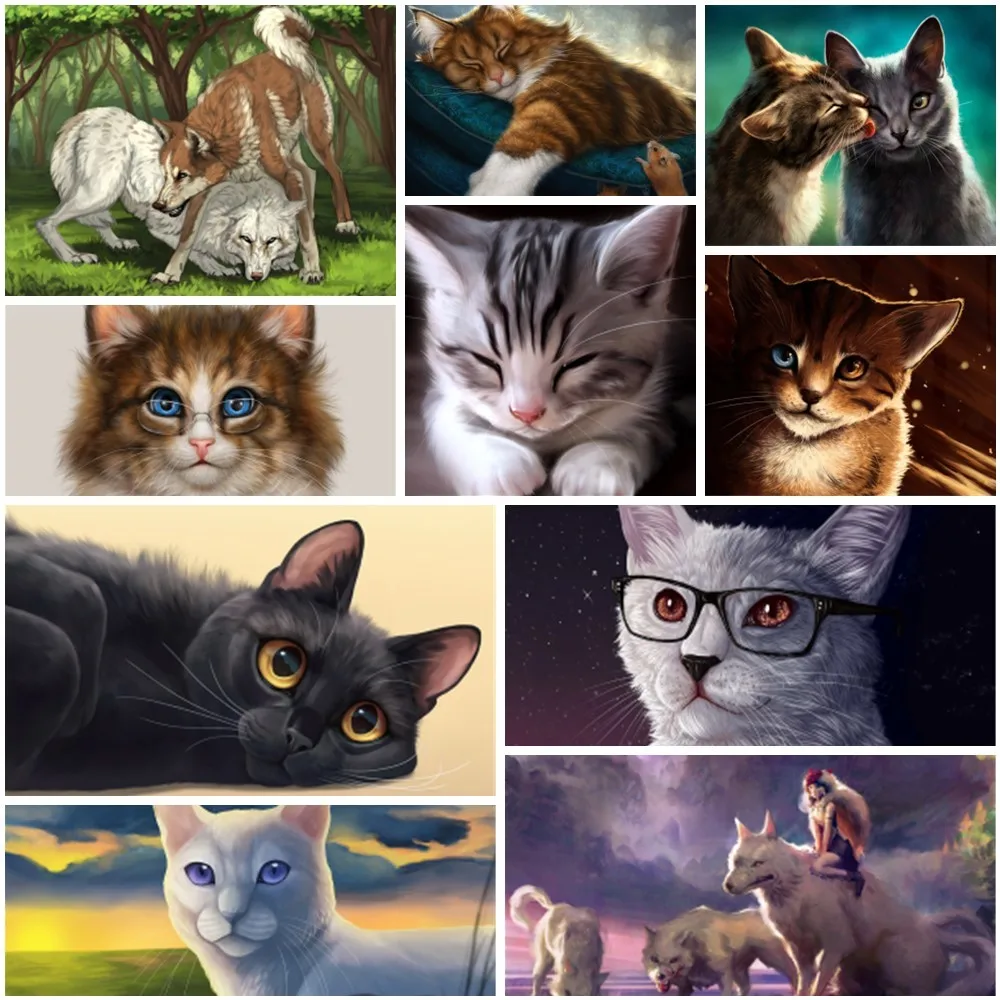 

Animal Cat Paint By Numbers For Adults Canvas Arts And Crafts For Adults Decoration Home Personalized Gift Ideas 2023 HOT