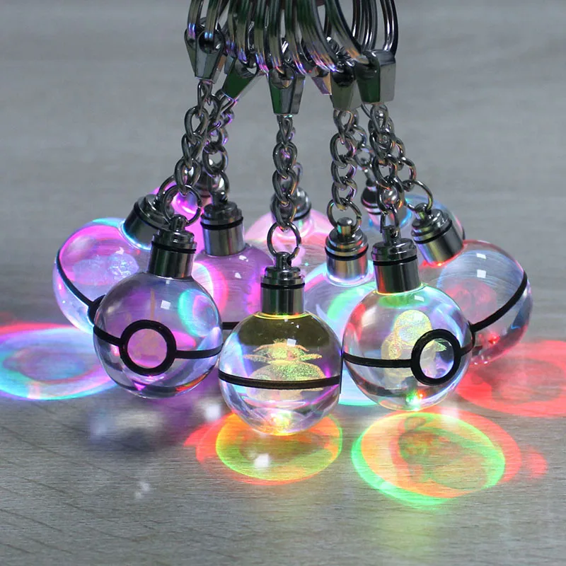 Chimchar Pokeball light YUjin keychain 【公式通販】
