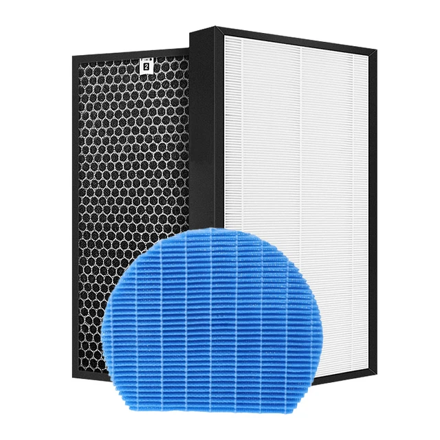 

3 шт. для быстрое освещение, очиститель воздуха Sharp KC-A50JW HEPA Filter, KC-A51R-B KC-A50EUW фильтр-увлажнитель FZ-A51HFR