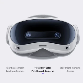 MR Mixed Reality All-in-one 12G 256G VR Glasses 4K Head-mounted Display Streaming SteamVR Headsets 3