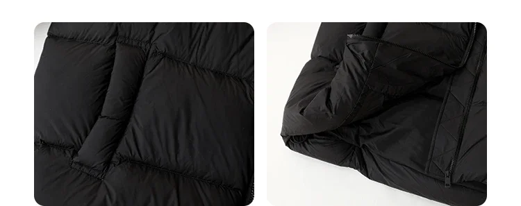 CHIC VEN Women's Down Coats Korean Stand Collar Simple Solid Color Warm Casual Jackets Soft Fashion Female Clothing Winter 2025
