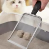 1pc Sturdy Stainless Steel Cat Litter Scoop - Rust-Resistant Durable Poop Shovel with Superior Filtration for Fine Sand Litter