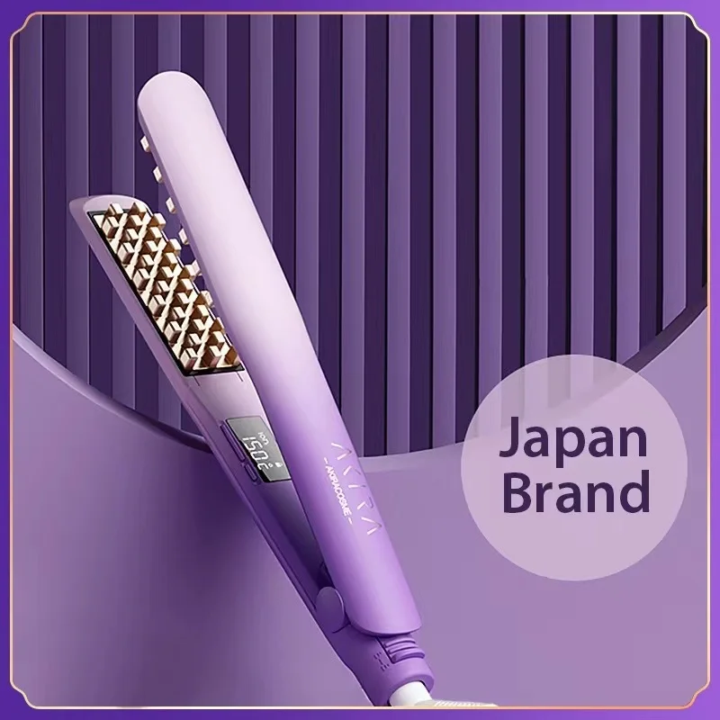 Ceramic Volumizing Hair Iron Negative ion Fluffy Corn Iron Curler Corrugated Hair Crimper Flat Iron