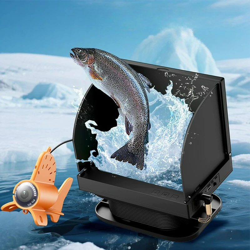 수중 낚시 카메라 4.3인치 방수 220 °   렌즈 HD 클리어 뷰 전문 어군탐지기 (얼음 호수, 바다, 보트 낚시용)