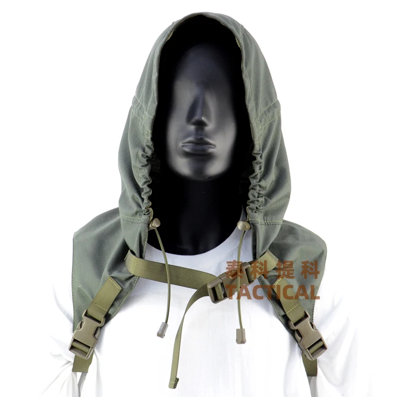 Leichter taktischer Ghillie-Anzug Bequemer Angriff Ghillie-Anzug All-Terrain-Tarn anzug Helm Tarn bezug – Detail 1