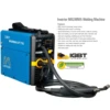 LASTON MIG-135M 110V MIG Welder 3 in 1, 130Amp Flux Core Welder Flux MIG/Stick Welder/Lift TIG, IGBT Digital Display LCD Welding 3