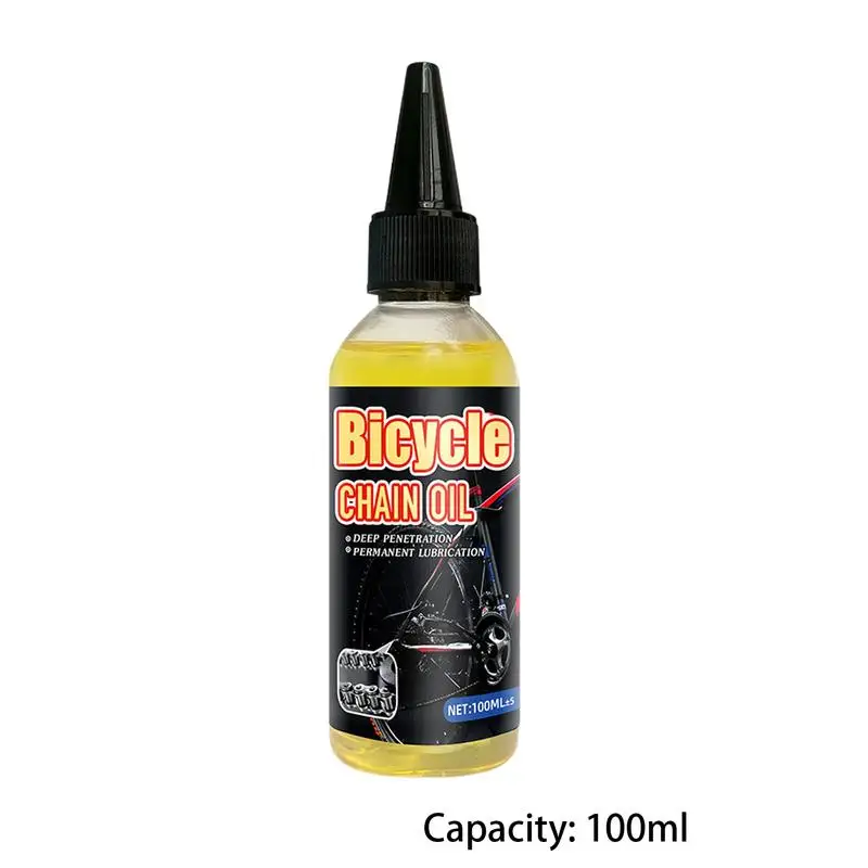 100ml Durable Bicycle Maintenance Lubricant Mountain Bike Lubricating Oil Antirust Grease Performance Chain Maintenance Oil