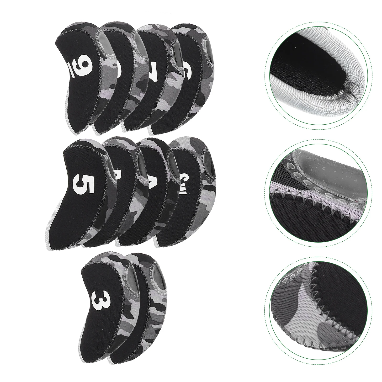 

Golfing Equipment Golf Head Cover Headcover Golf Club Head Protective Covers Golf Accessories Golf Putter Cover Supplies