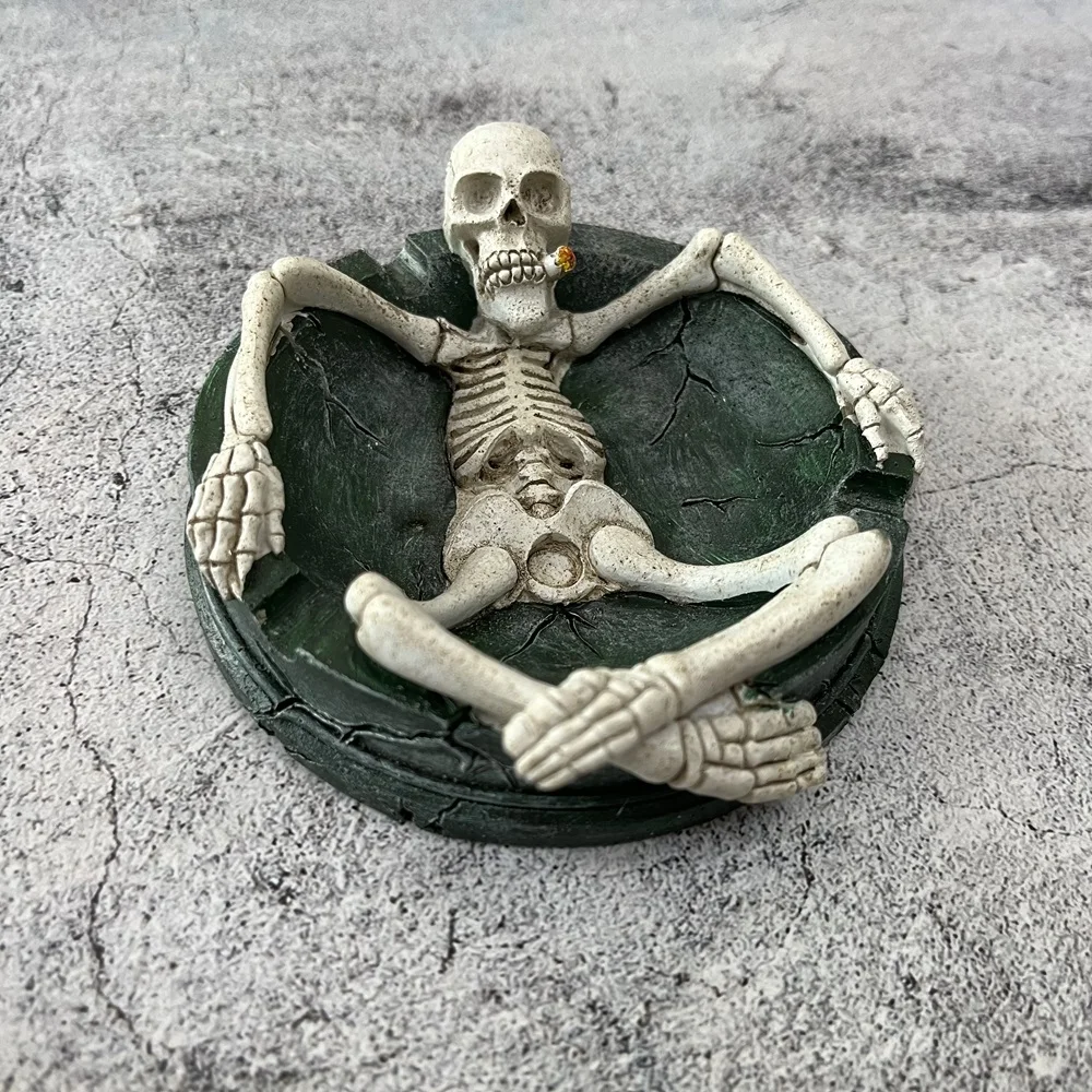 Designed Ashtray Desk Accessories Home Decoration Resin Ash Tray Smoke Accessories Gift Men