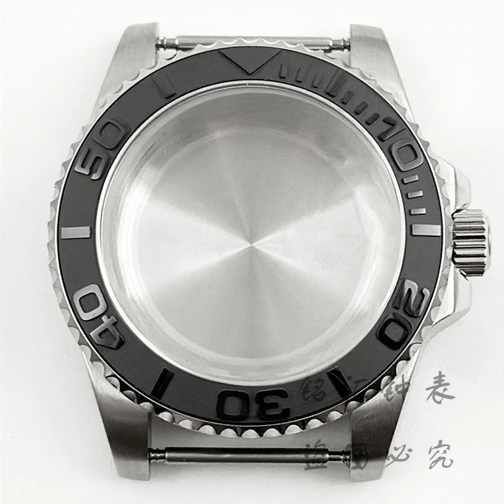 Deep Blue Bezel 40MM Diver Watch Case with Waterproof Sapphire Crystal