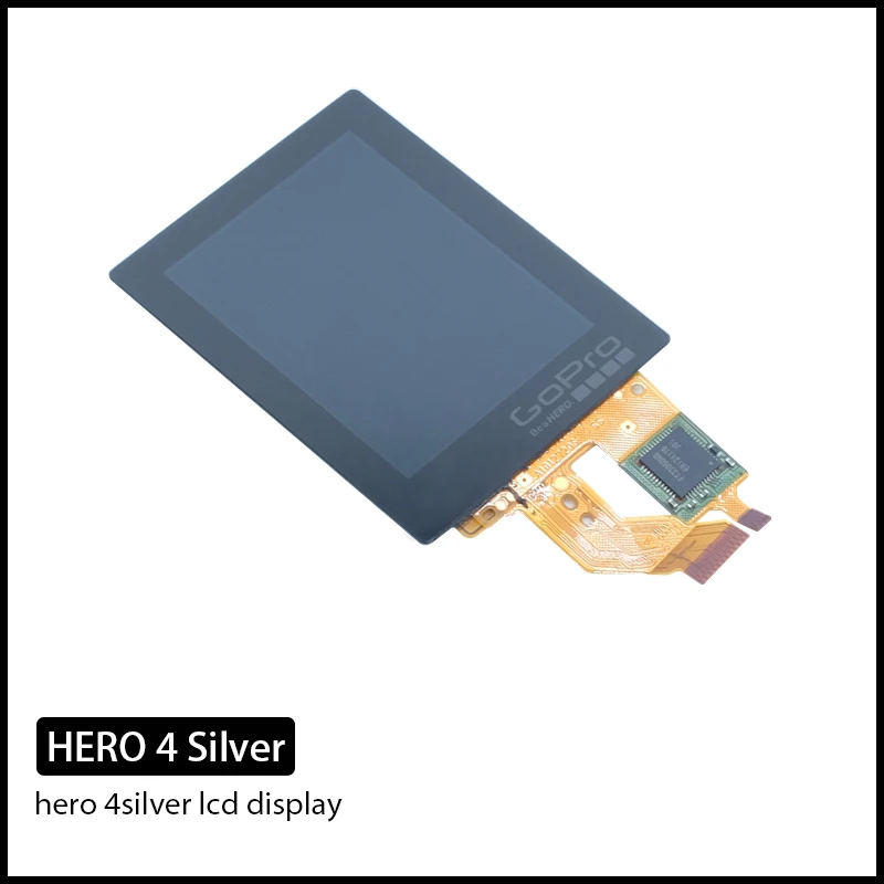 GoPro Heron 4 Silver Motion Camera Original Large Touch LCD Display, Front LCD Hero 4 Display
