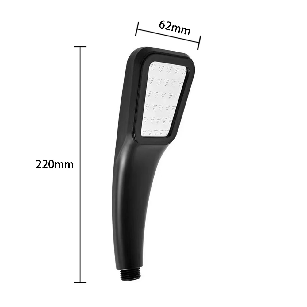 High Pressure Rainfall Shower Head Water Saving Black White Sprayer Nozzle Shower Head Bathroom Accessories 6