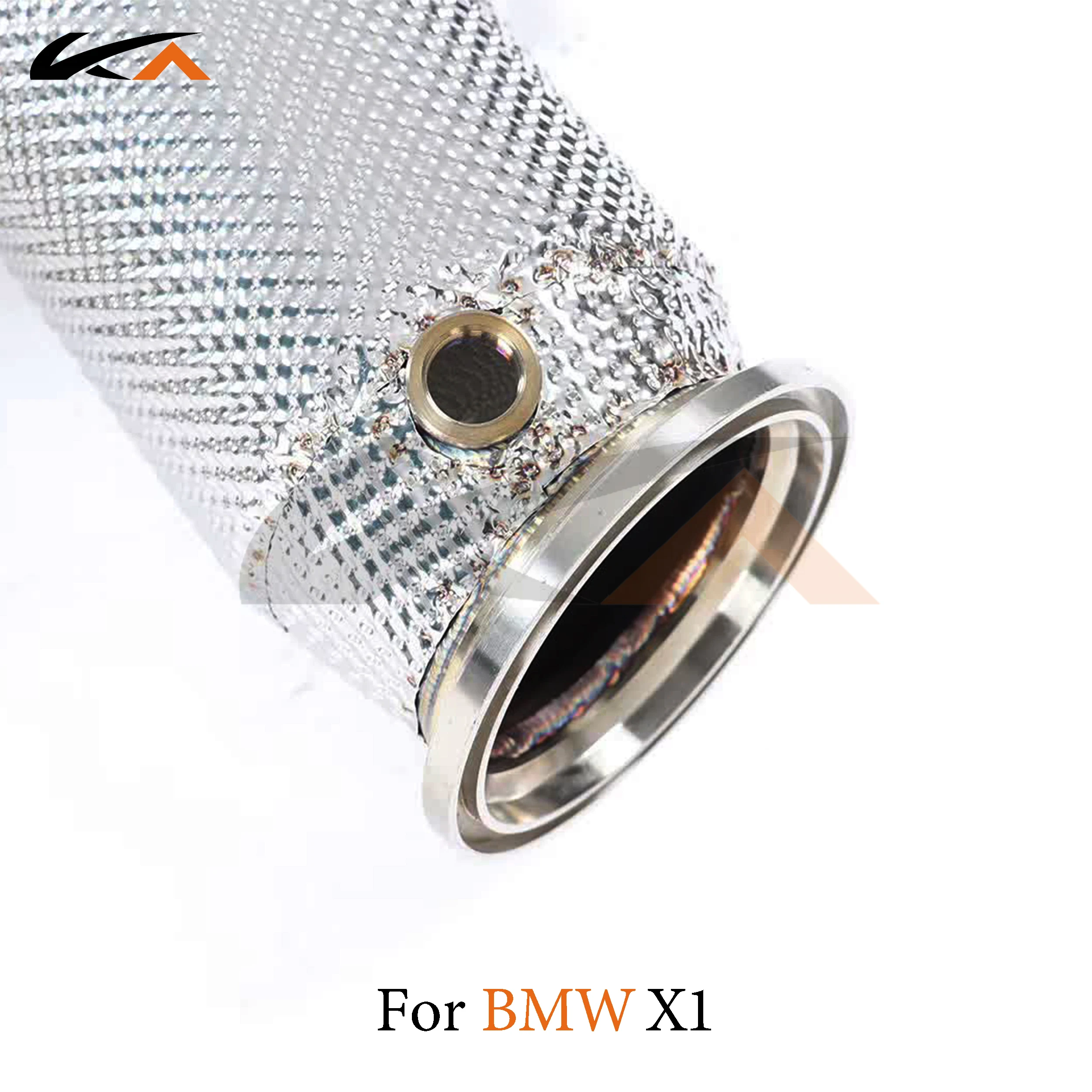 KA 튜닝 다운파이프 배기 스테인리스 스틸 헤더, BMW X1 B48 1.5T 2.0T 퍼포먼스, 자동차 부품, 열 차폐 촉매 작용