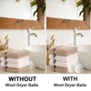 6Pcs Reusable Wool Dryer Balls Clothes Softener Laundry Fleece Dryer Ball Kit Home Clothes Dryer Washing Machine 3/4/5/6/7cm 5