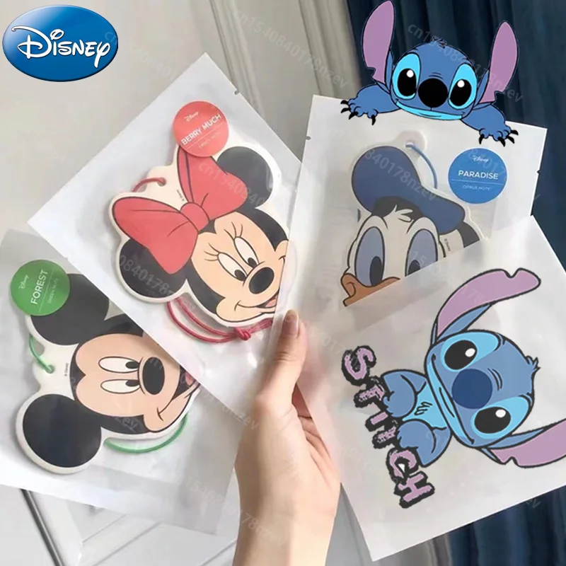 

Disney Stitch Aromatherapy Tablets Car Aromatherapy Remove Odor Cleanse Anime Mickey Mouse Cartoon Pendant Kids Gift Toys