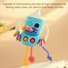 Cartoon Bottle Animal Phone Pull String Finger Press Grip Game Early Education Training Soothing Toy 4