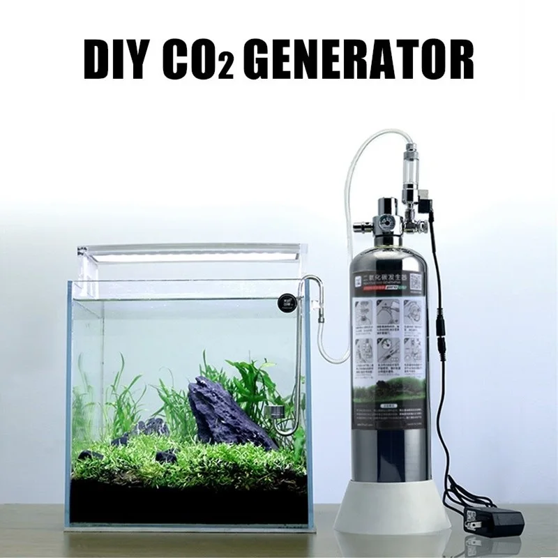 Co2 Generator System Carbon Dioxide Reactor Kit With Auto Bubble