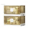 Plastic Nordic Kitchen Cabinet Home Furniture Floor Multi-layer Foldable Storage Cabinet Living Room Locker Bedroom Storage Box 3