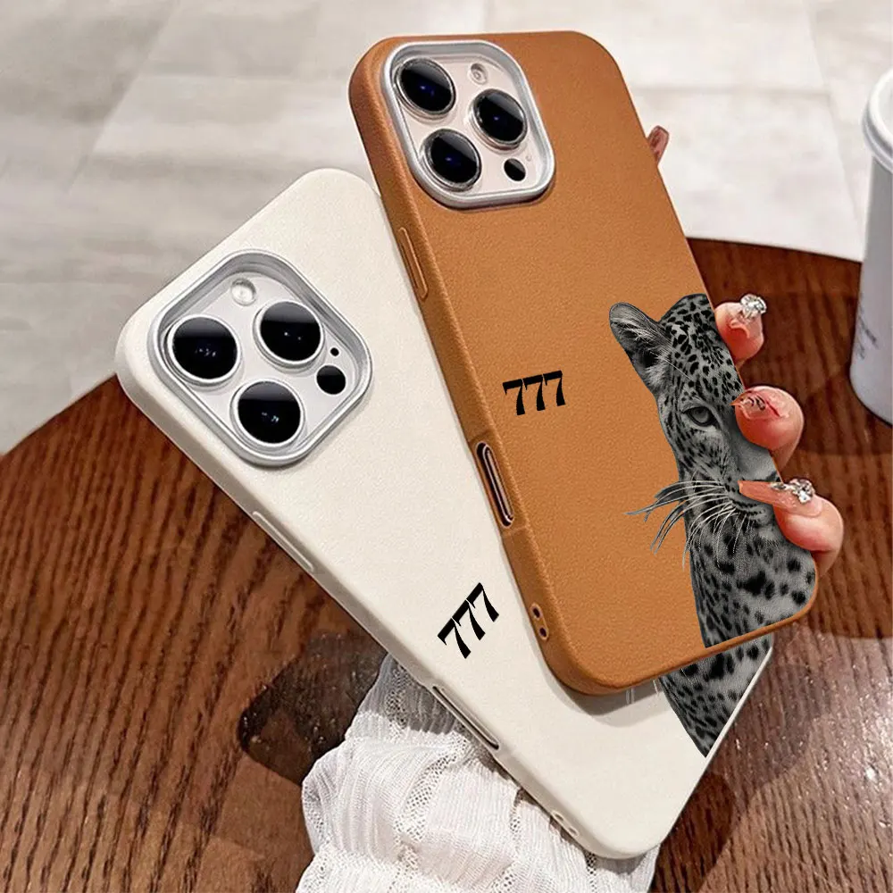 Cool Black Leopard Pattern Shockproof Soft Phone Case