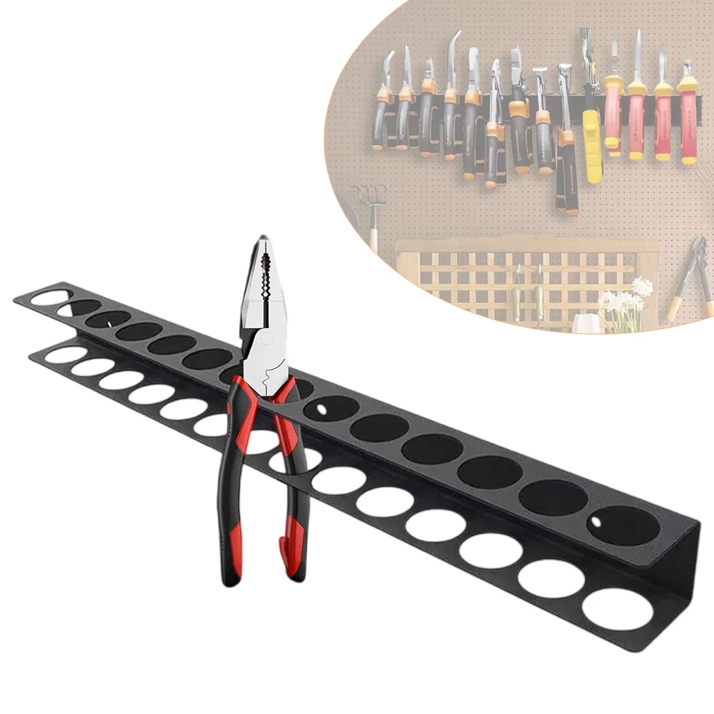 Wall Mount Metal Wrench Screwdriver Organizer Tool Holder Wall Organizer Mount for Vice Wrench Plier HardwareTool Storage,tool organizer,wrench organizer,wrench holder,screwdriver organizer,power tool holder,plier organizer