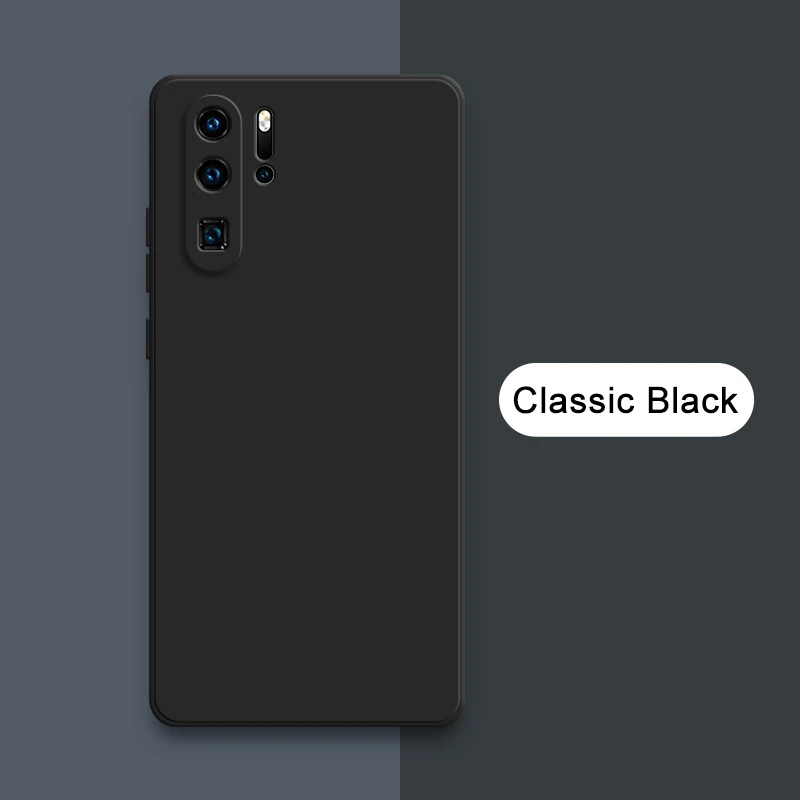 Luxury Square Liquid Silicone Cute Case - Soft Edge Protective Phone Back Cover